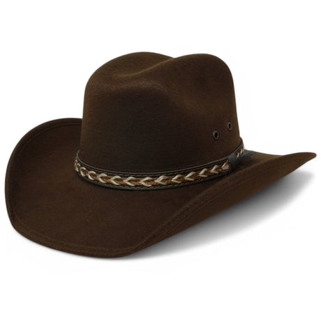 White Diamonds Boots Hats Brown / S White Diamonds Boys Cowboy Hat