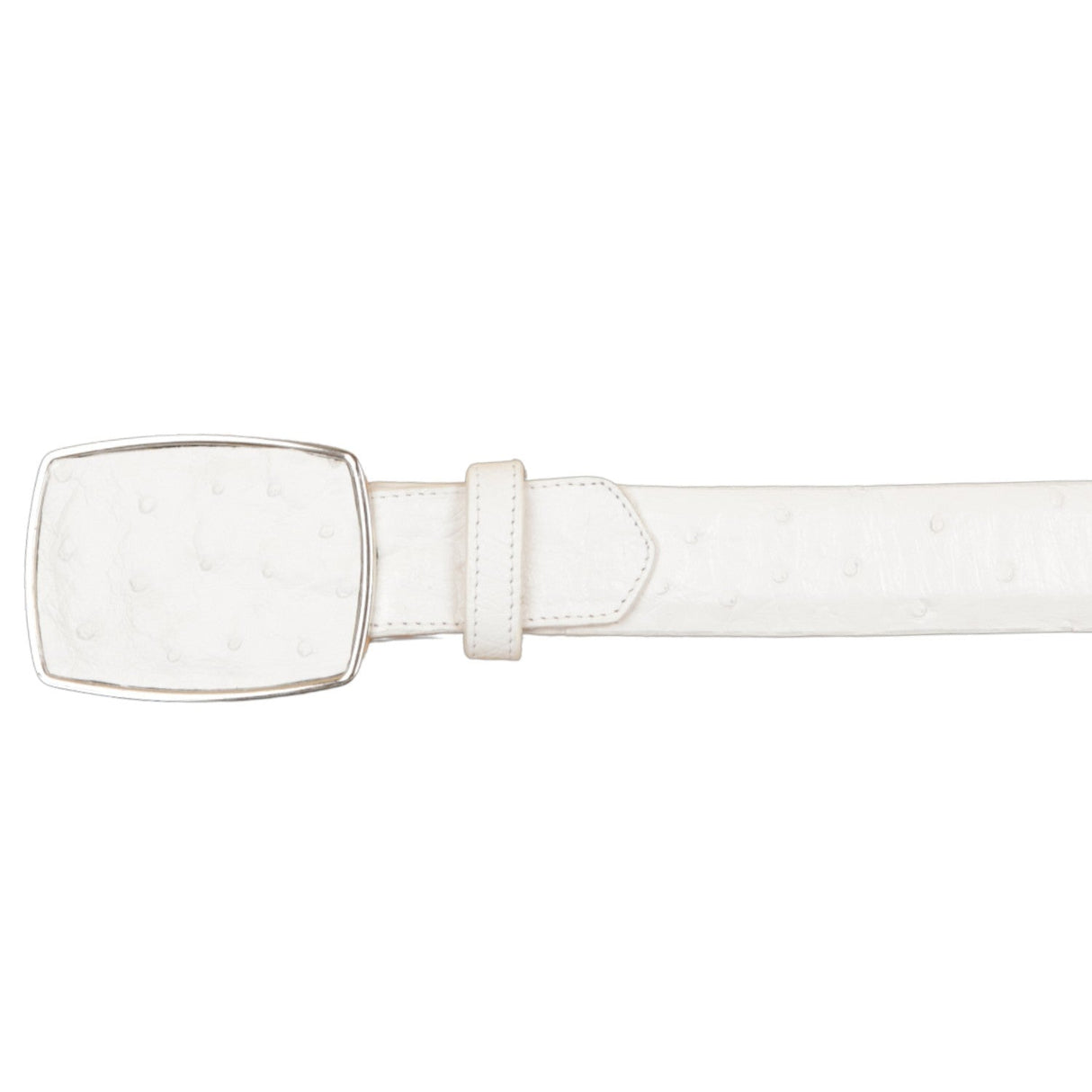 Wild West Boots Belts Men's Wild West Ostrich Skin Cowboy Belt 2C11A0328