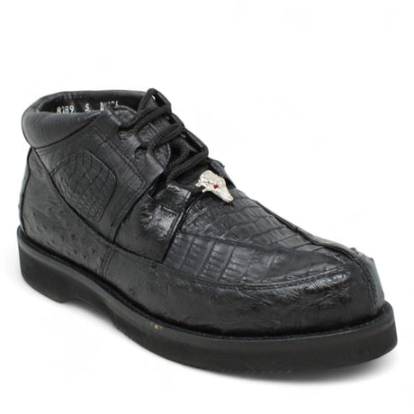 Wild West Boots Shoes Men's Wild West Boots Caiman and Ostrich Skin Shoe 2ZA050205