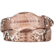 Los Altos Boots Belts 32 Men's Los altos Python Skin Cowboy Belt C11U5785
