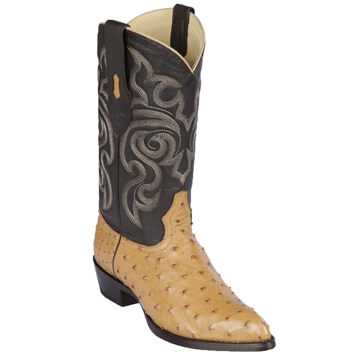 Men's Los Altos Ostrich Leg J-Toe Boots - A