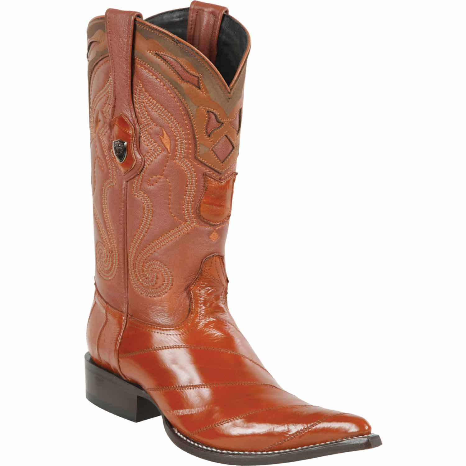 Men s Wild West Eel Skin 3X Toe Boot 2950803 NewWestBoots