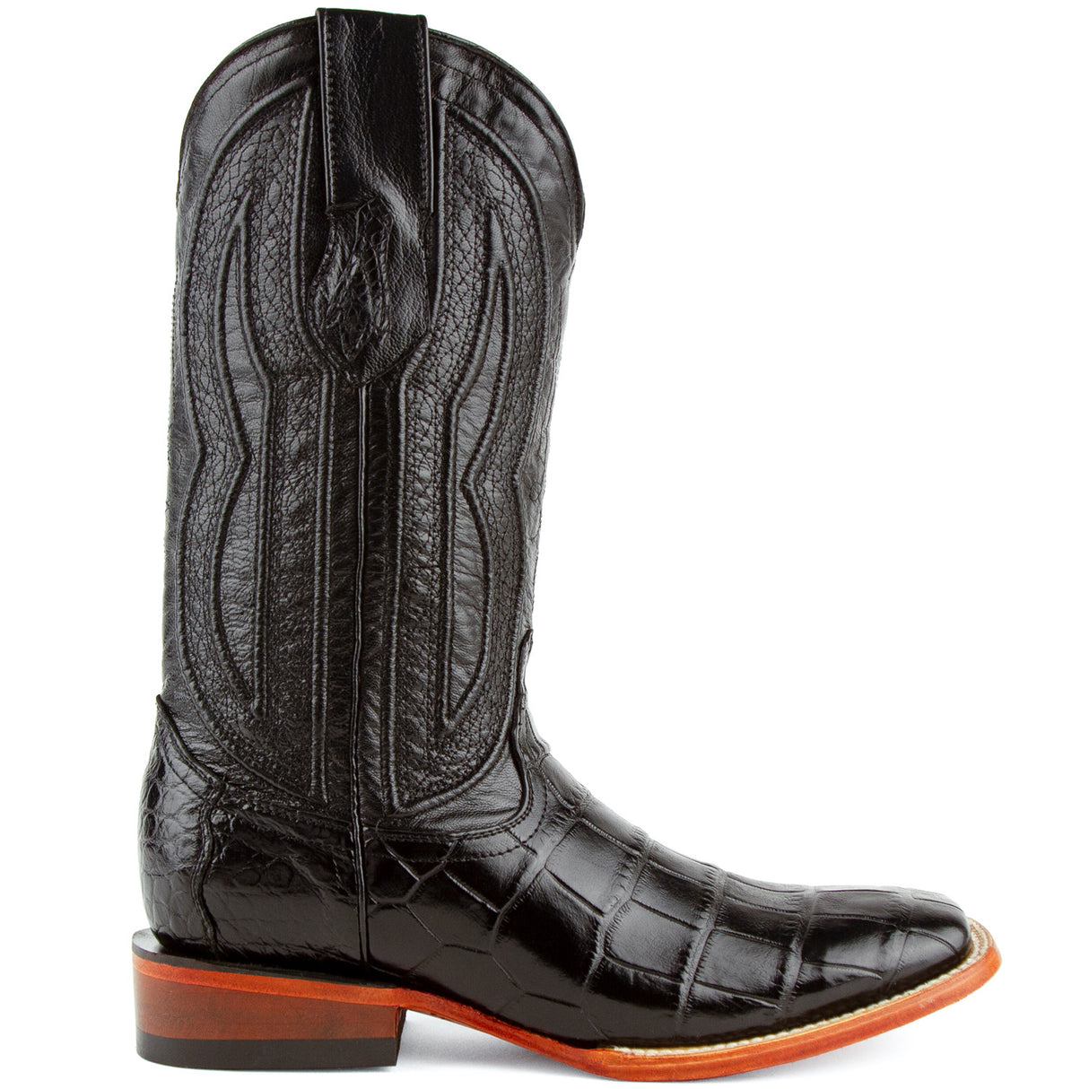 Men's Ferrini Stallion Alligator Belly Square Toe Boots 1079304