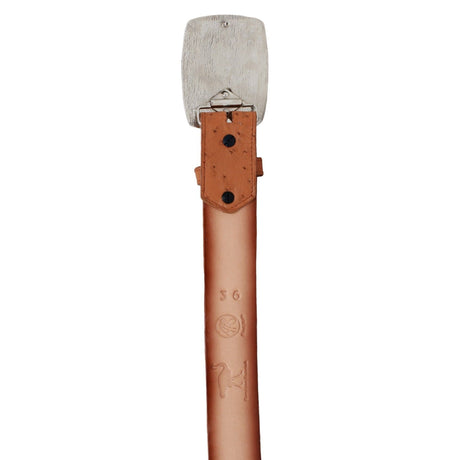 Genuine Ostrich Skin Cowboy Belt Honey Color - Los Altos Boots