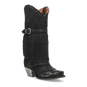 Dan Post Boots Boots Black / 6 Dan Post Women's Bed of Roses Snip Toe Leather Boots - Black DP4047