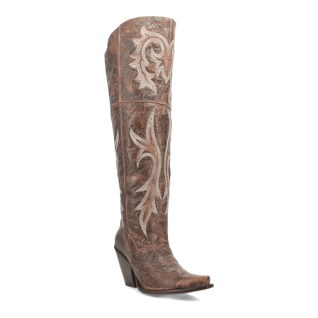 Dan Post Boots Boots Brown / 6 Dan Post Women's Jilted Snip Toe Leather Tall Boots - Brown DP3709