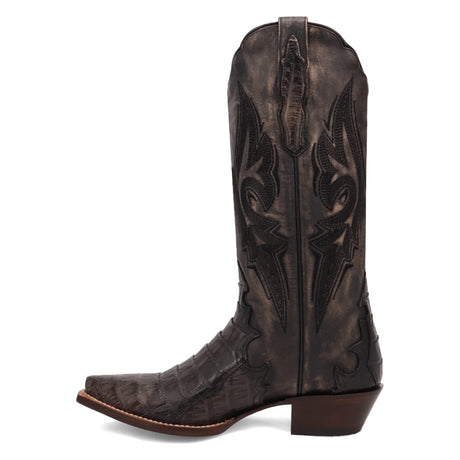 Dan Post Boots Boots Dan Post Men's Berkeley Genuine Caiman Snip Toe Boots - Black DP3060