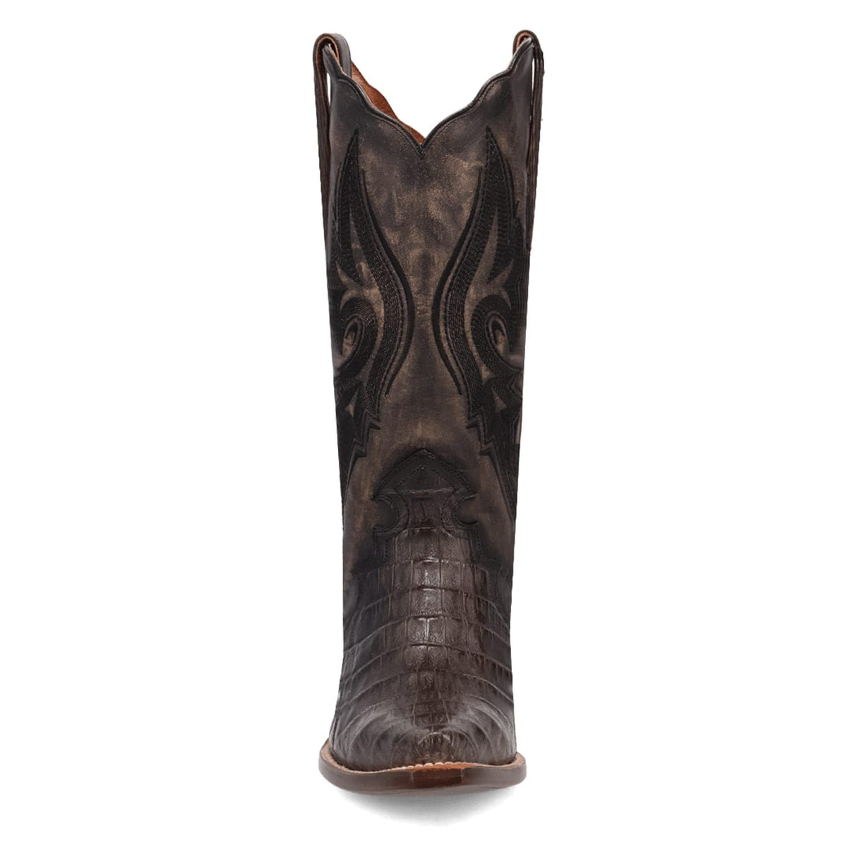 Dan Post Boots Boots Dan Post Men's Berkeley Genuine Caiman Snip Toe Boots - Black DP3060