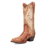 Dan Post Boots Boots Dan Post Men's Berkeley Genuine Caiman Snip Toe Boots - Sand DP3063