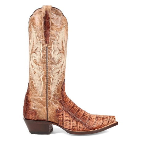 Dan Post Boots Boots Dan Post Men's Berkeley Genuine Caiman Snip Toe Boots - Sand DP3063