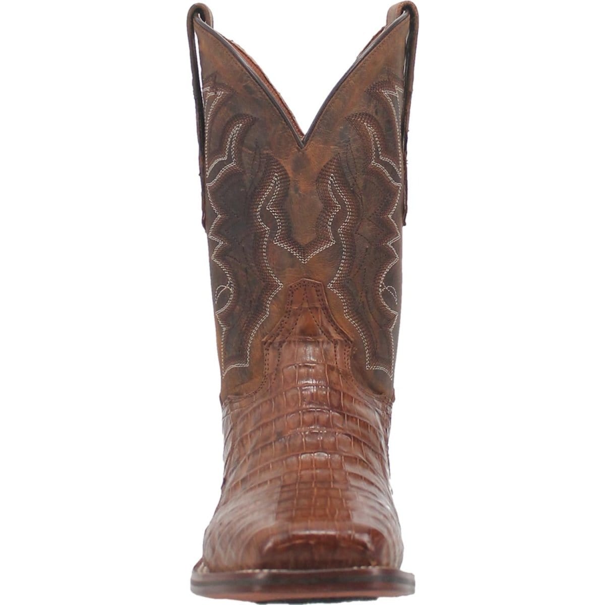 Dan Post Boots Boots Dan Post Men's Kingsly Genuine Caiman Belly Square Toe Boots - Bay Apache