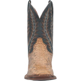 Dan Post Boots Boots Dan Post Men's Templeton Python Snakeskin Square Toe Boots - Beige DP4183