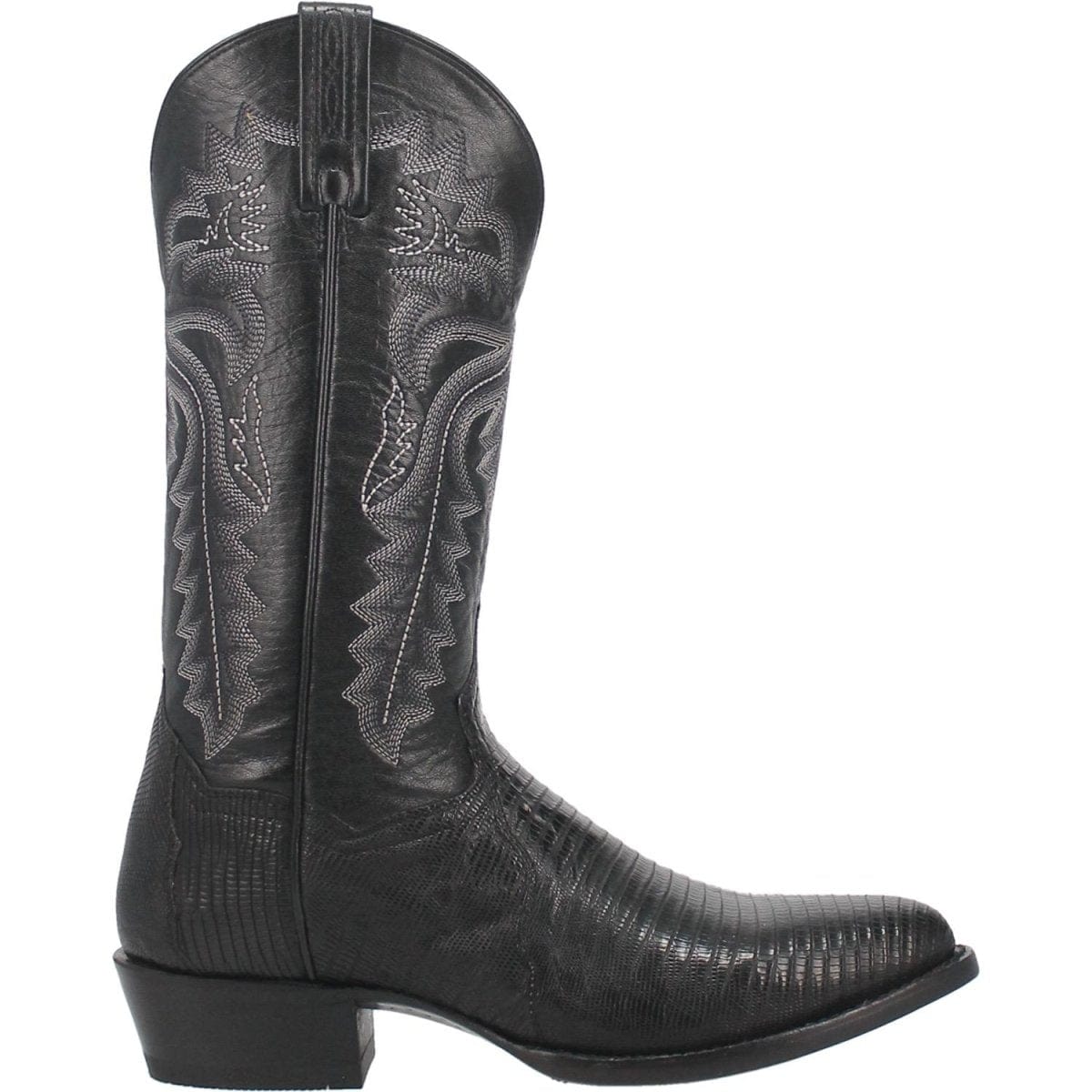 Dan Post Boots Boots Dan Post Men's Winston Genuine Lizard Round Toe Boots - Black