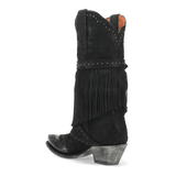 Dan Post Boots Boots Dan Post Women's Bed of Roses Snip Toe Leather Boots - Black DP4047