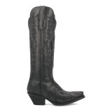 Dan Post Boots Boots Dan Post Women's Hallie Snip Toe Leather Tall Boots - Black DP4027