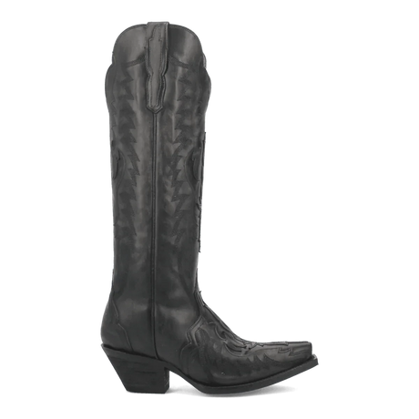 Dan Post Boots Boots Dan Post Women's Hallie Snip Toe Leather Tall Boots - Black DP4027