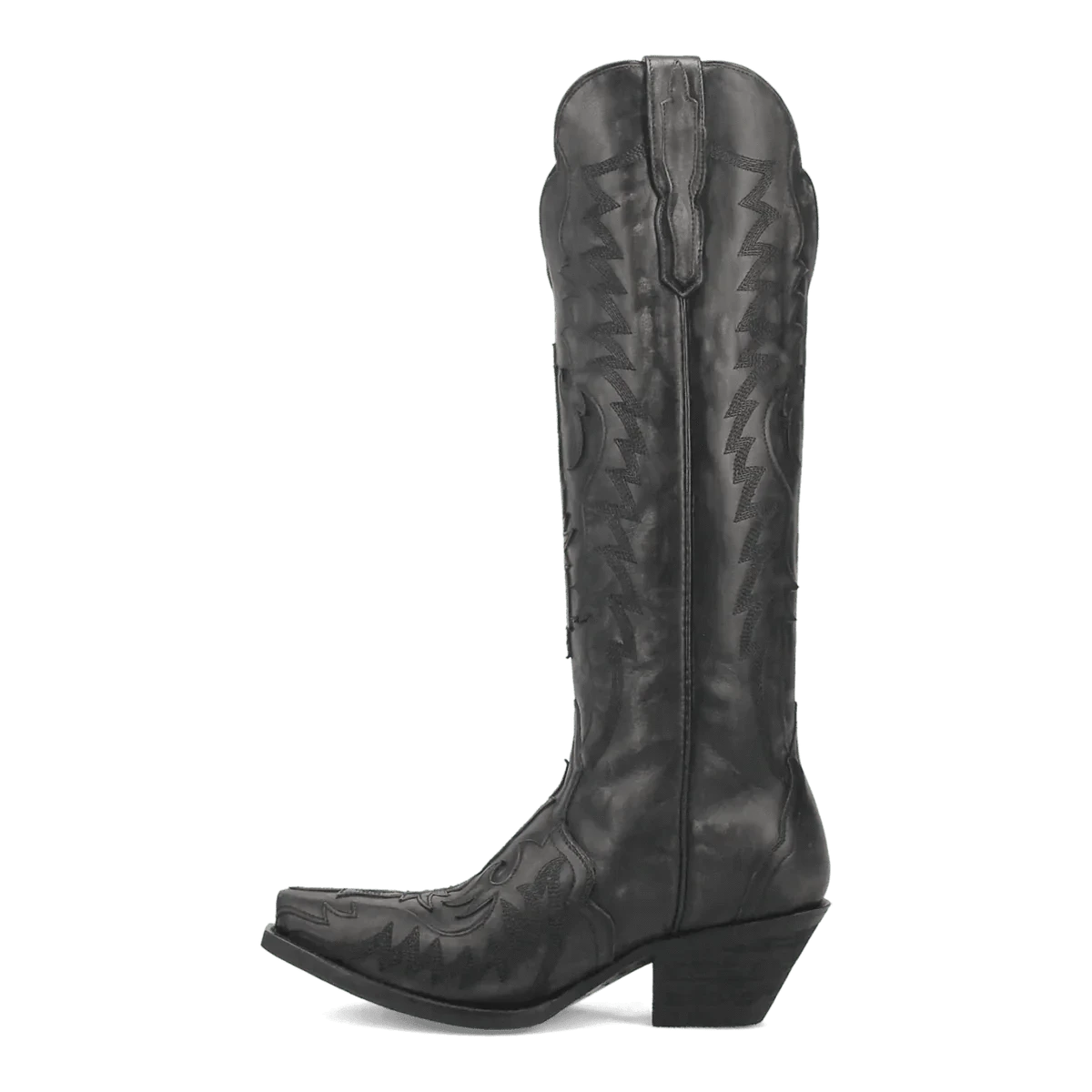 Dan Post Boots Boots Dan Post Women's Hallie Snip Toe Leather Tall Boots - Black DP4027