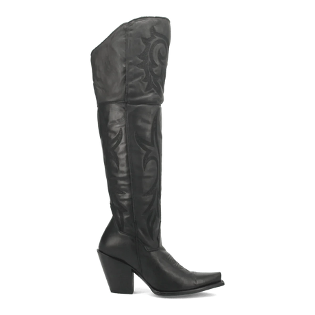 Dan Post Boots Boots Dan Post Women's Jilted Snip Toe Leather Tall Boots - Black DP3789