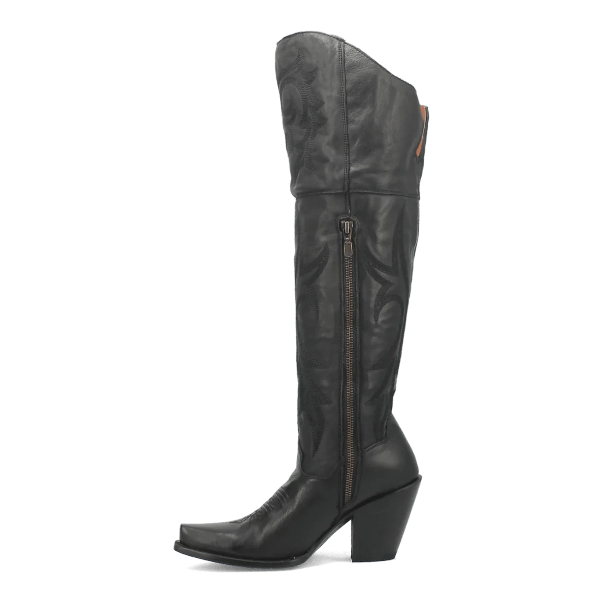 Dan Post Boots Boots Dan Post Women's Jilted Snip Toe Leather Tall Boots - Black DP3789