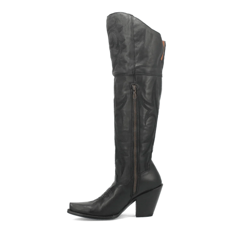 Dan Post Boots Boots Dan Post Women's Jilted Snip Toe Leather Tall Boots - Black DP3789