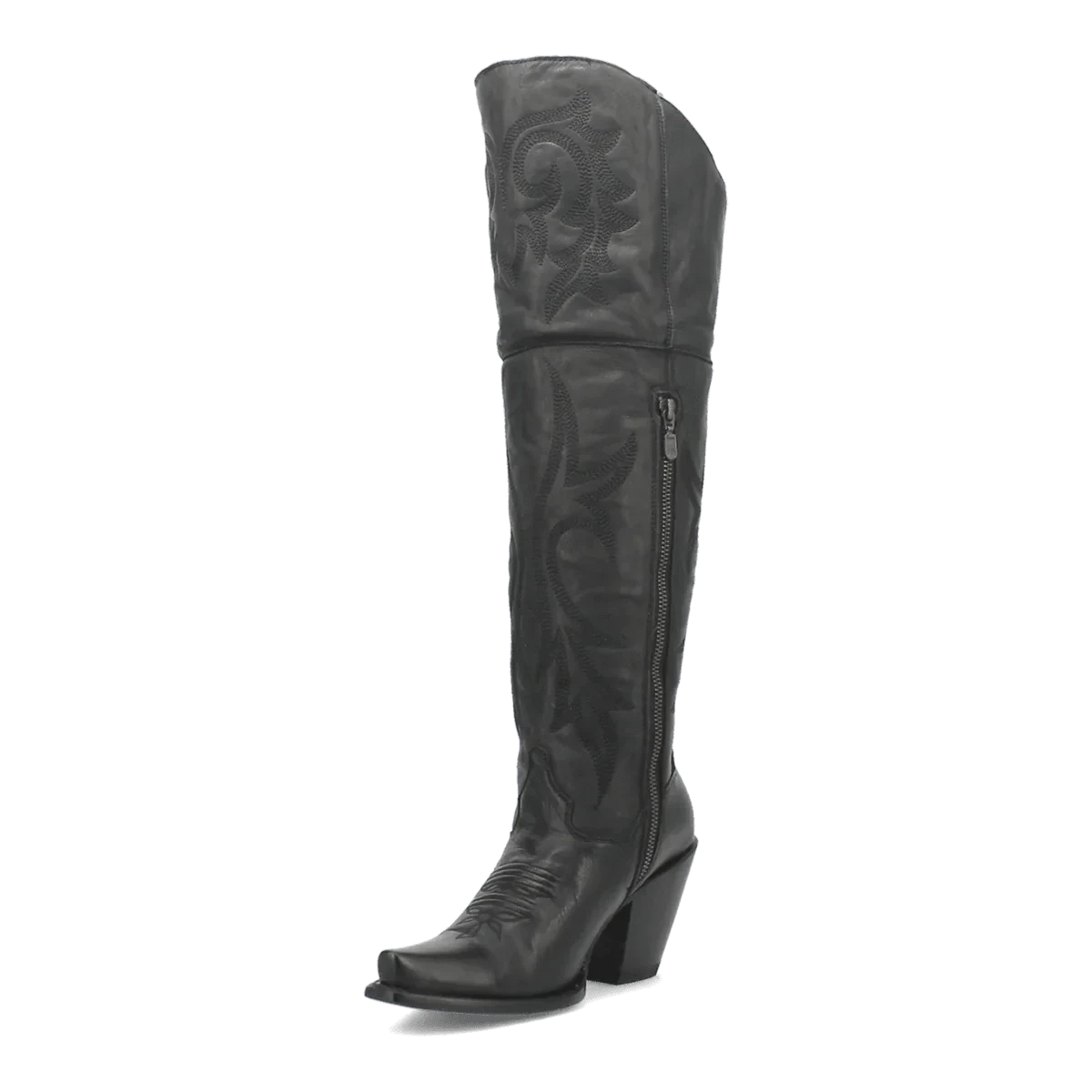 Dan Post Boots Boots Dan Post Women's Jilted Snip Toe Leather Tall Boots - Black DP3789