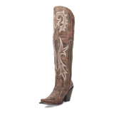 Dan Post Boots Boots Dan Post Women's Jilted Snip Toe Leather Tall Boots - Brown DP3709