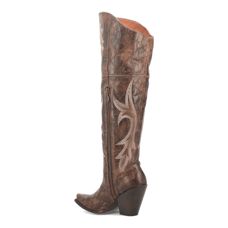 Dan Post Boots Boots Dan Post Women's Jilted Snip Toe Leather Tall Boots - Brown DP3709