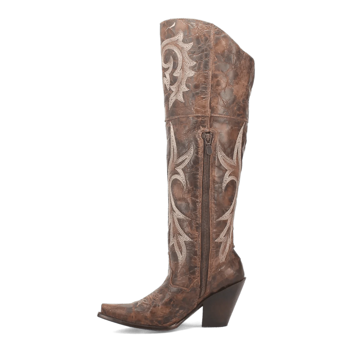 Dan Post Boots Boots Dan Post Women's Jilted Snip Toe Leather Tall Boots - Brown DP3709