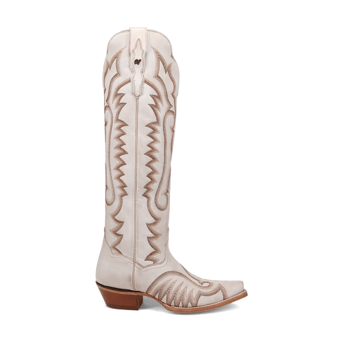 Dan Post Boots Boots Dan Post Women's Josie Snip Toe Leather Tall Boots - White DP5107