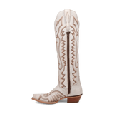 Dan Post Boots Boots Dan Post Women's Josie Snip Toe Leather Tall Boots - White DP5107