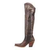 Dan Post Boots Boots Dan Post Women's Kommotion Snip Toe Leather Tall Boots - Chocolate DP4342