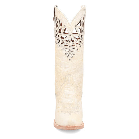 Dan Post Boots Boots Dan Post Women's Miley Snip Toe Leather Boots - Bone DP7018