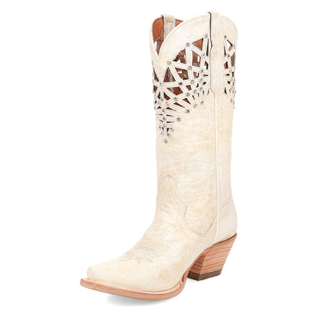 Dan Post Boots Boots Dan Post Women's Miley Snip Toe Leather Boots - Bone DP7018