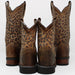 Dan Post Boots Boots Laredo by Dan Post Women's Leather Leopard Print Square Toe Boots - Astras