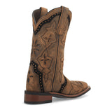 Dan Post Boots Boots Laredo Women's Bouquet Broad Square Toe Leather Boots - Honey 5844