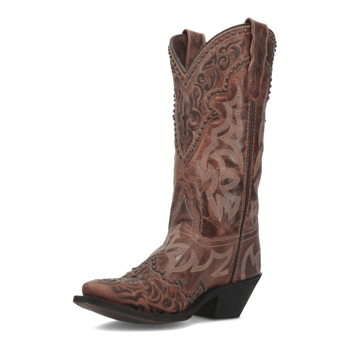 Dan Post Boots Boots Laredo Women's Braylynn Snip Toe Leather Boots - Brown 52410