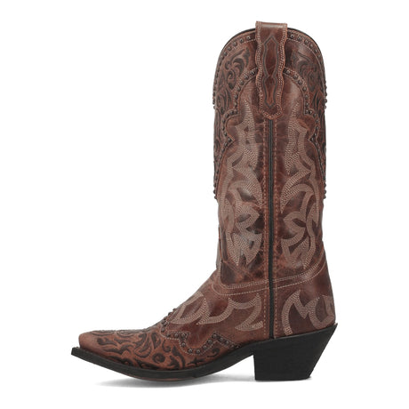 Dan Post Boots Boots Laredo Women's Braylynn Snip Toe Leather Boots - Brown 52410