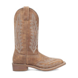 Dan Post Boots Boots Laredo Women's Cheyenne Broad Square Toe Leather Boots - Tan 5717