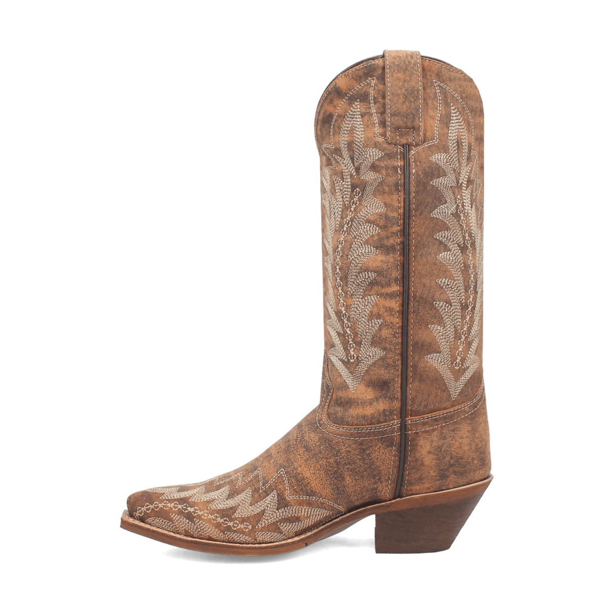 Dan Post Boots Boots Laredo Women's Emmylee Snip Toe Leather Boots - Tan 52189