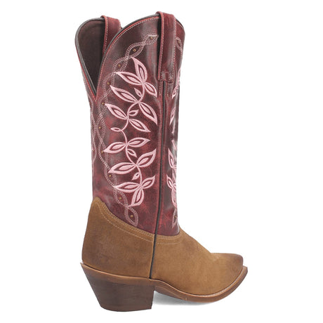 Dan Post Boots Boots Laredo Women's Kama Snip Toe Leather Boots - Honey/Red 20005