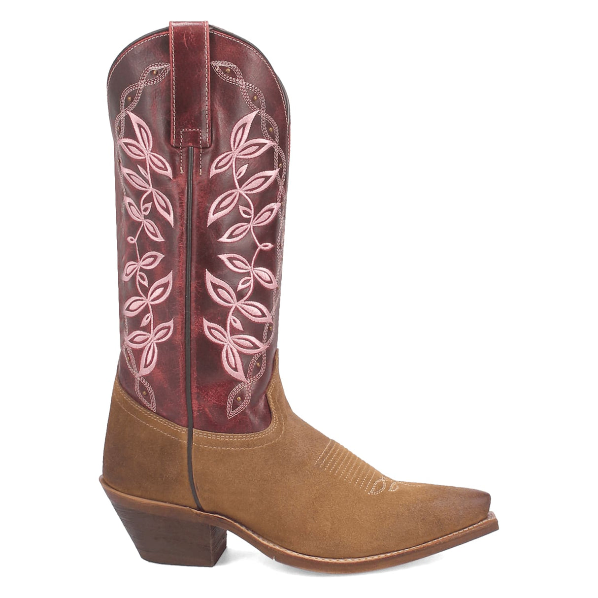 Dan Post Boots Boots Laredo Women's Kama Snip Toe Leather Boots - Honey/Red 20005