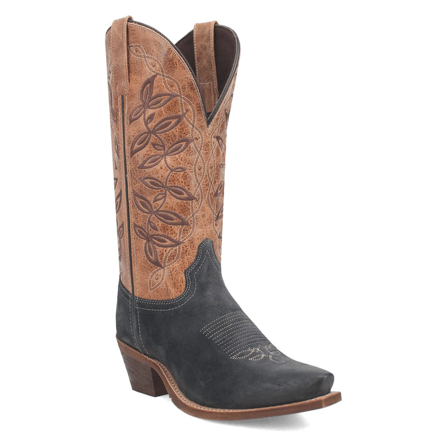 Dan Post Boots Boots Tan / 6 Laredo Women's Kama Snip Toe Leather Boots - Navy/Tan 20009