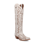 Dan Post Boots Boots White / 6 Dan Post Women's Josie Snip Toe Leather Tall Boots - White DP5107