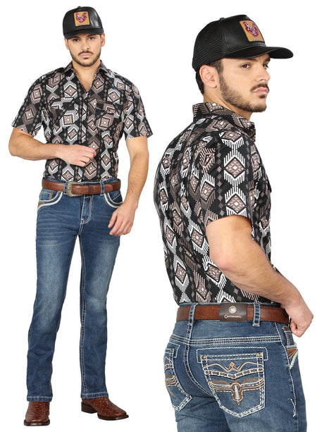 El General Western Wear CABALLERO Centenario Bootcut Denim Jeans - Dark Blue 44970