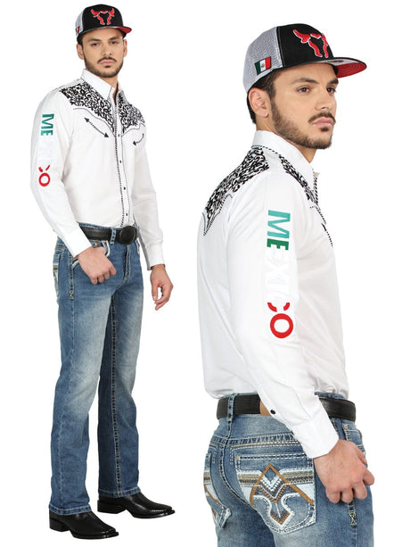 El General Western Wear CABALLERO Centenario Bootcut Denim Jeans - Medium Blue 44965