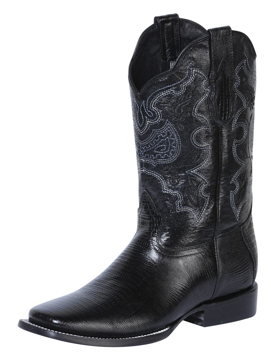 El General Men's Rodeo Boot - Lizard Print - Black 41904 – NewWestBoots.com