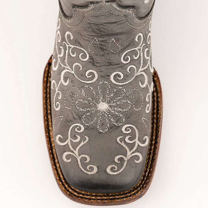 Ferrini Boots Boots Ferrini Women's Bella Square Toe Boots Handcrafted - Grey/Smoke 8229349