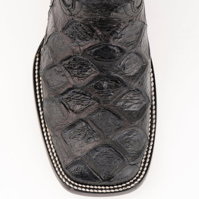 Ferrini Boots Boots 6 Ferrini Women's Bronco Square Toe Boots Pirarucu Fish Print - Black  9339304