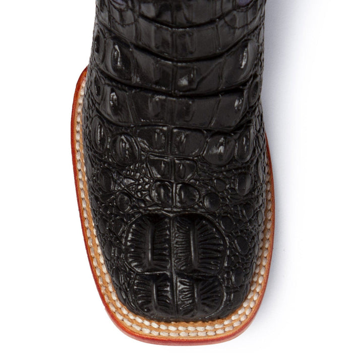 Ferrini Boots Boots 6 Ferrini Women's Rancher Square Toe Boots Crocodile Print - Black/Purple 9049304