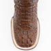 Ferrini Boots Boots 6 Ferrini Women's Stampede Square Toe Boots Crocodile Print - Rust Brown 9039323